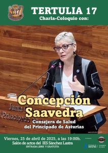 Cartel Tertulia 17 Concepción Saavedra