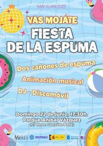 Cartel Fiesta Espuma 2025