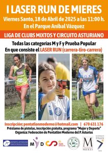 Cartel MIERES 25 Laser Run