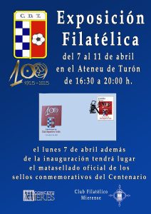 Cartel Exposiciónfilatelica Cd Turon 2025