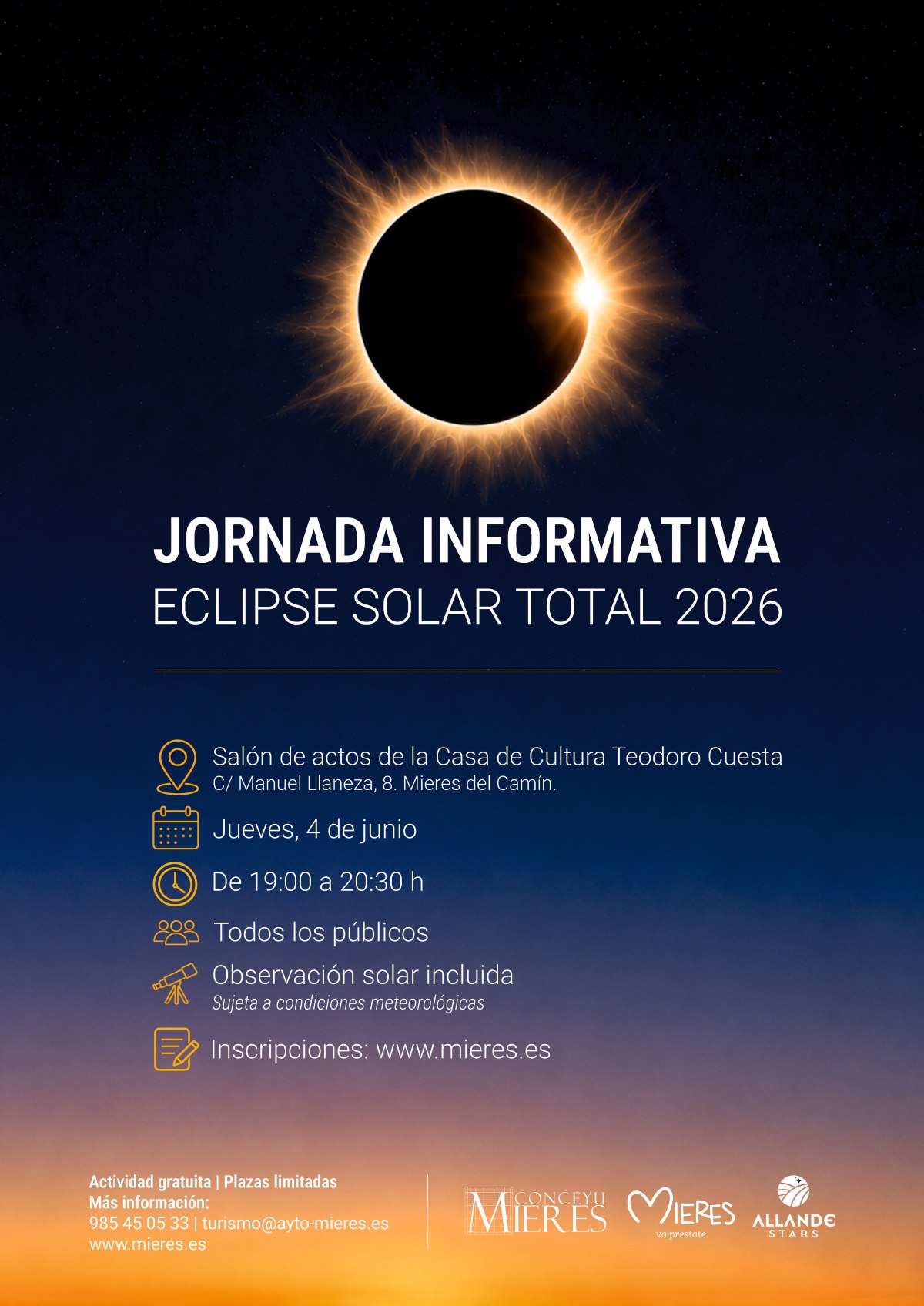 Cartel Jornada Informativa Eclipse