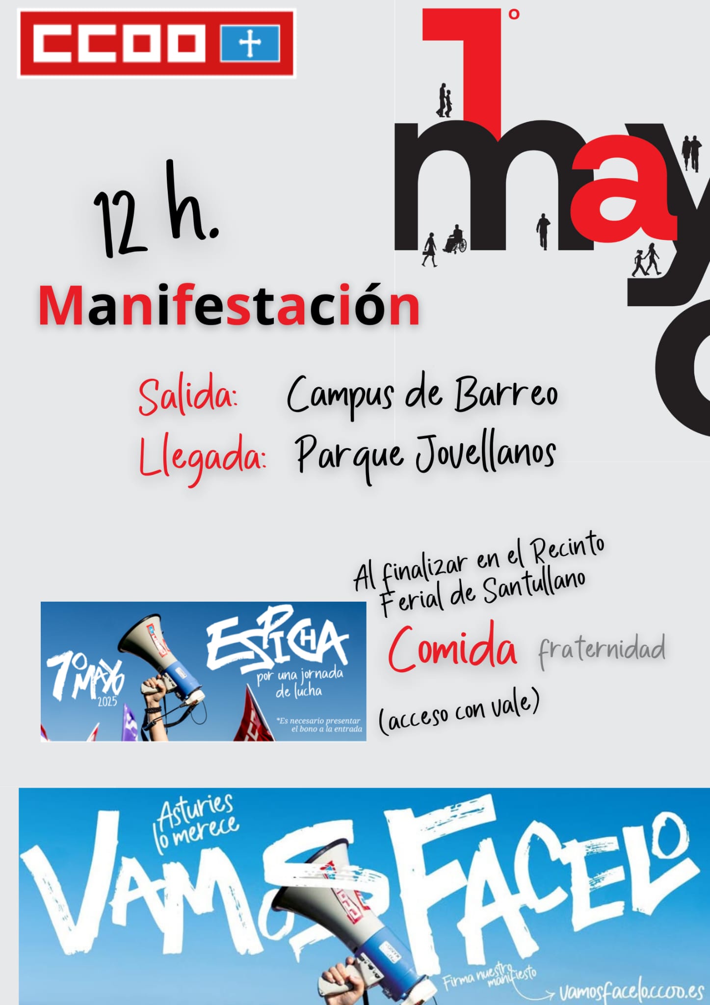 Manifestacion 1 Mayo 2025