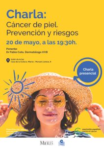 Cartel Charla Cancer Piel Mayo 2025