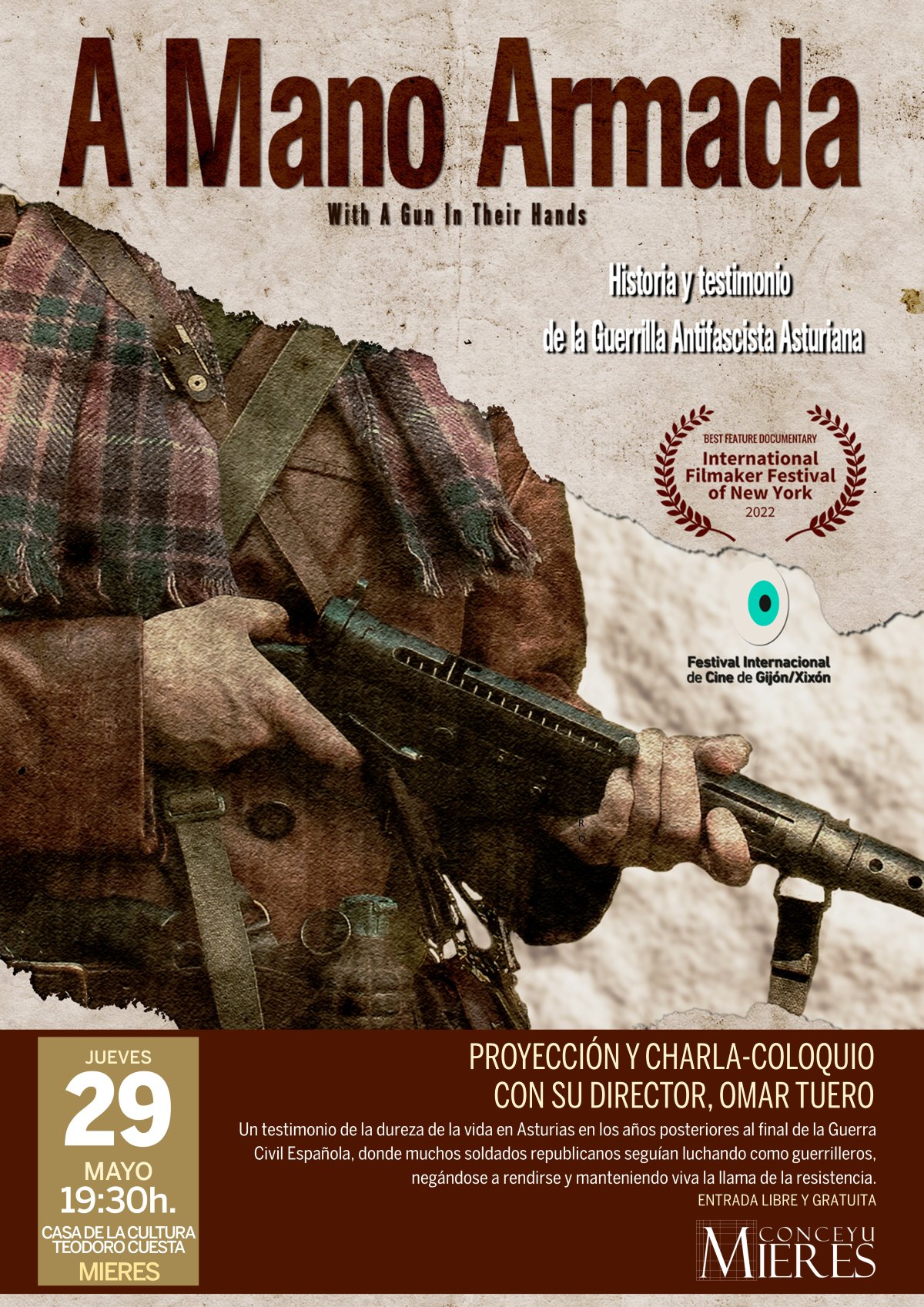 Cartel Web Documental A Mano Armada Mayo2025