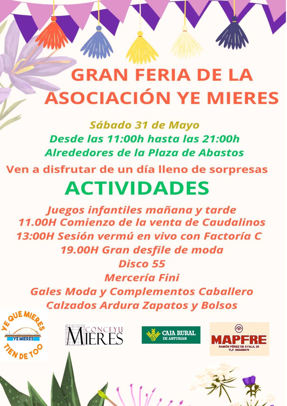 Cartel Web Feria Ye Mieres 2025