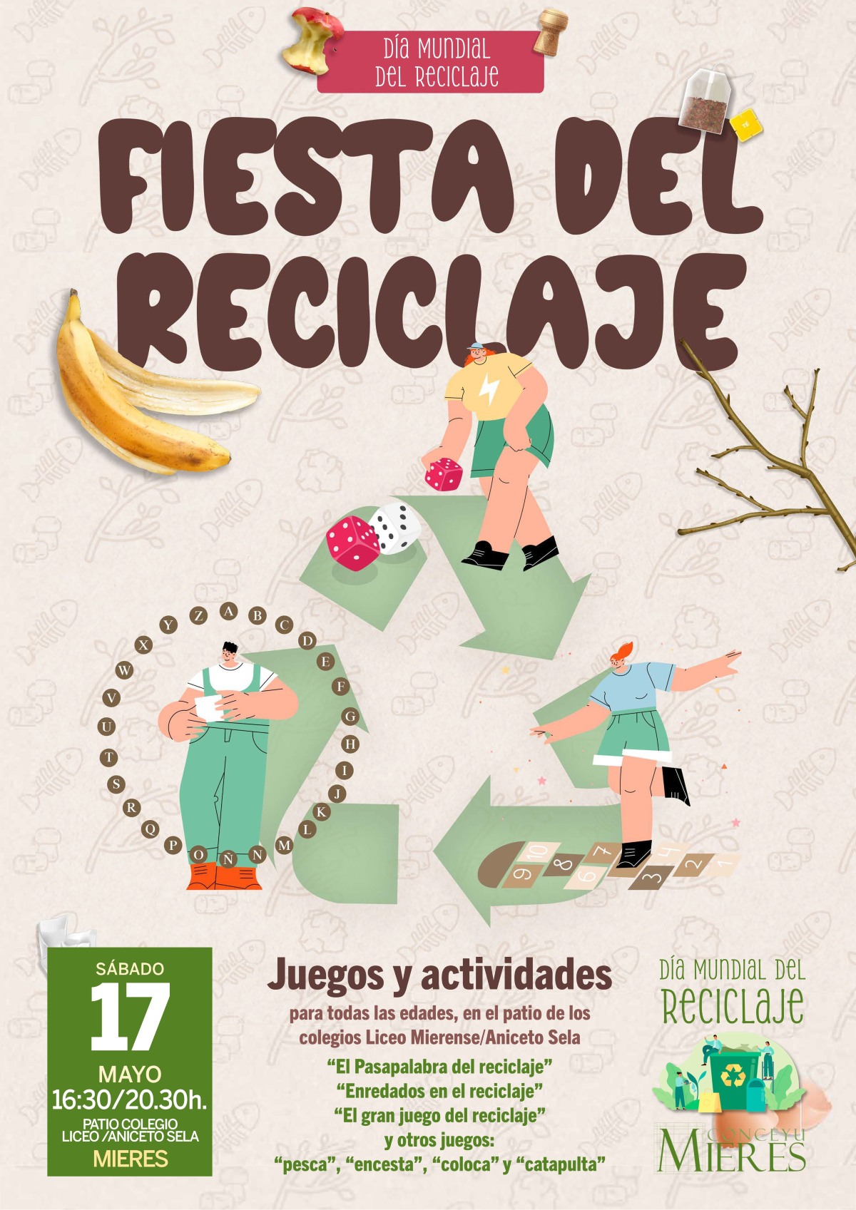 Cartel Web Fiesta Reciclaje Mieres 2025