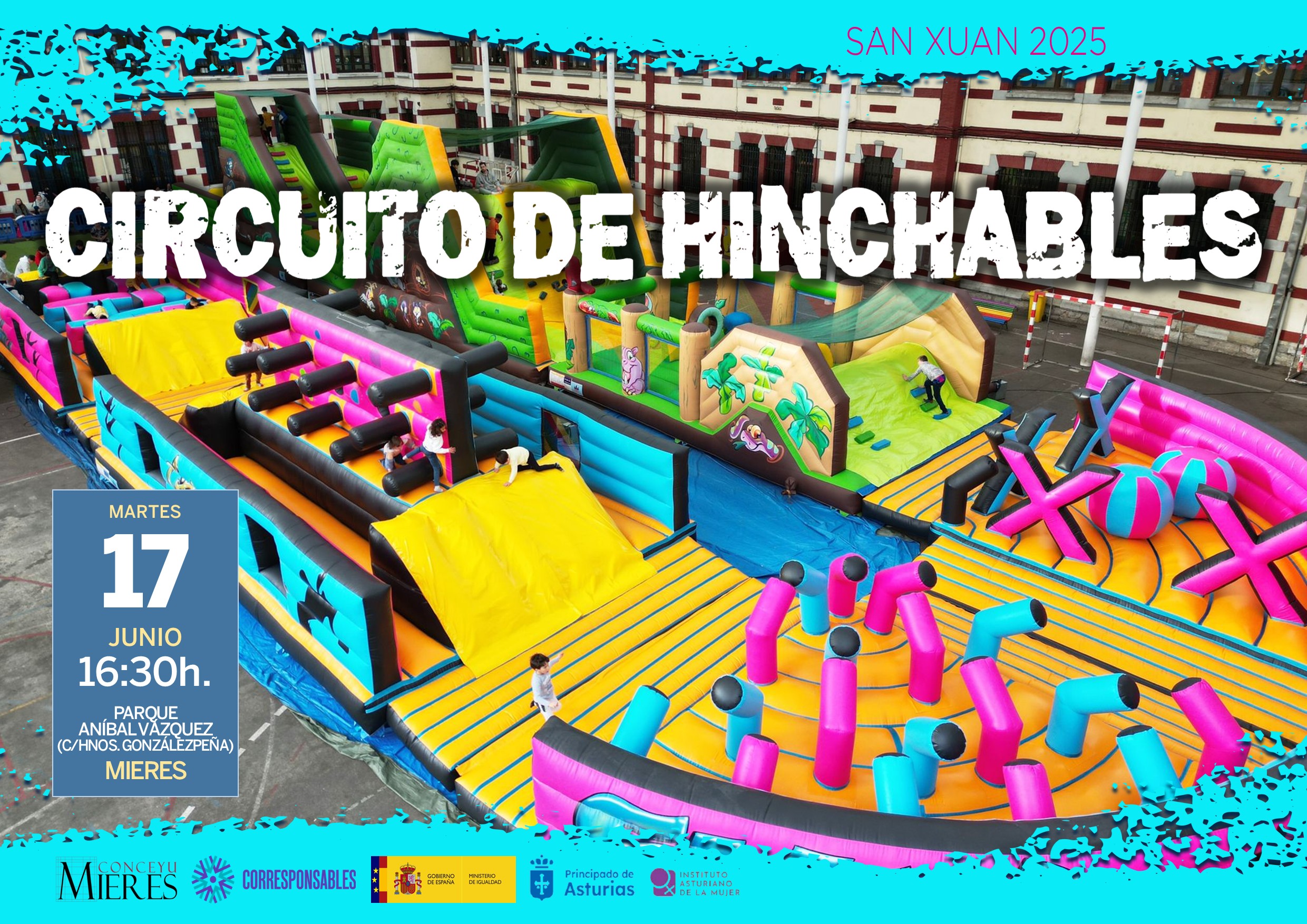 Cartel Circuito Hinchables 2025 Ok