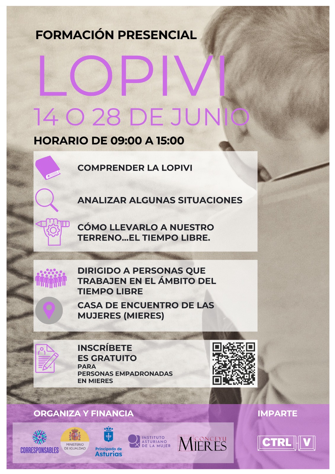 Cartel Delegada LOPIVI Mieres
