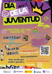 Cartel Dia De La Juventud Mieres