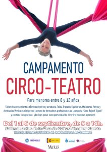 Cartel Campamento Circo Teatro 2025