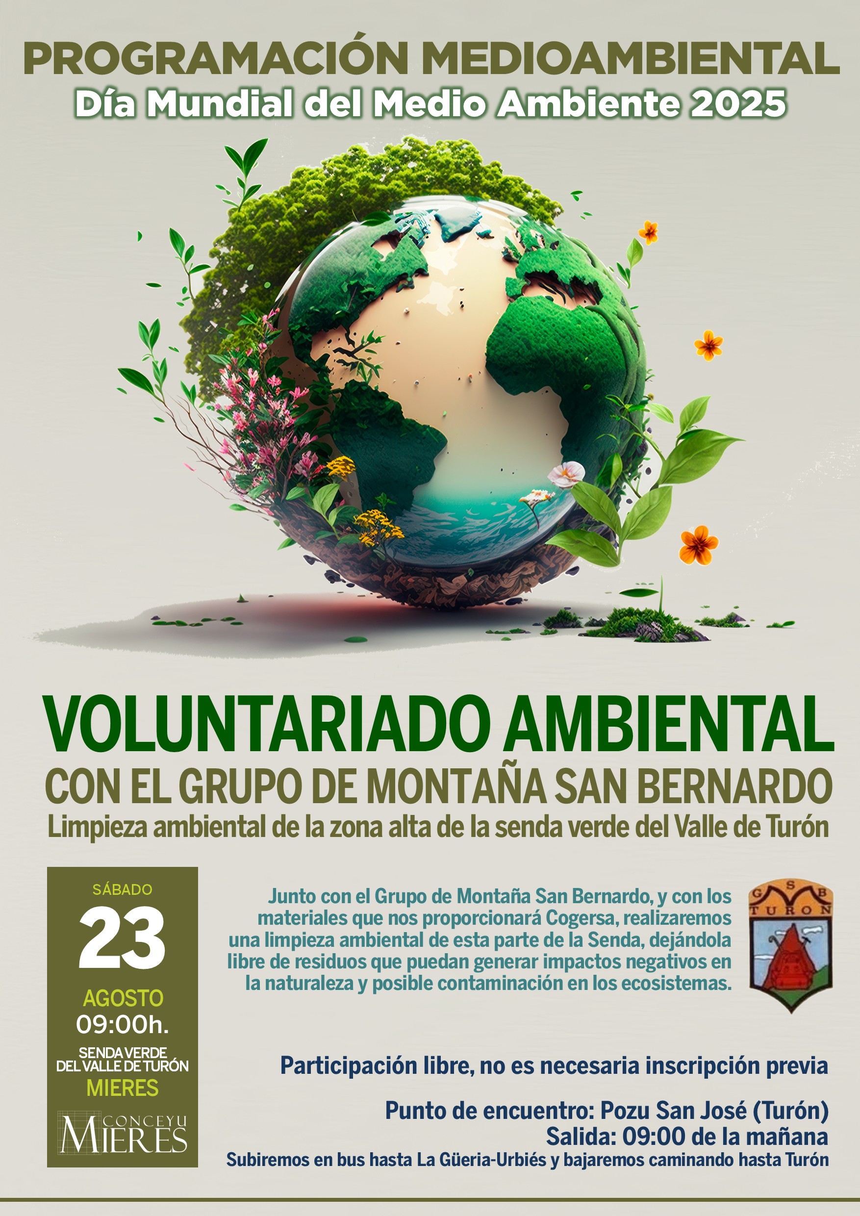 Cartel Salida Medioambiental Agosto 2025 Turón