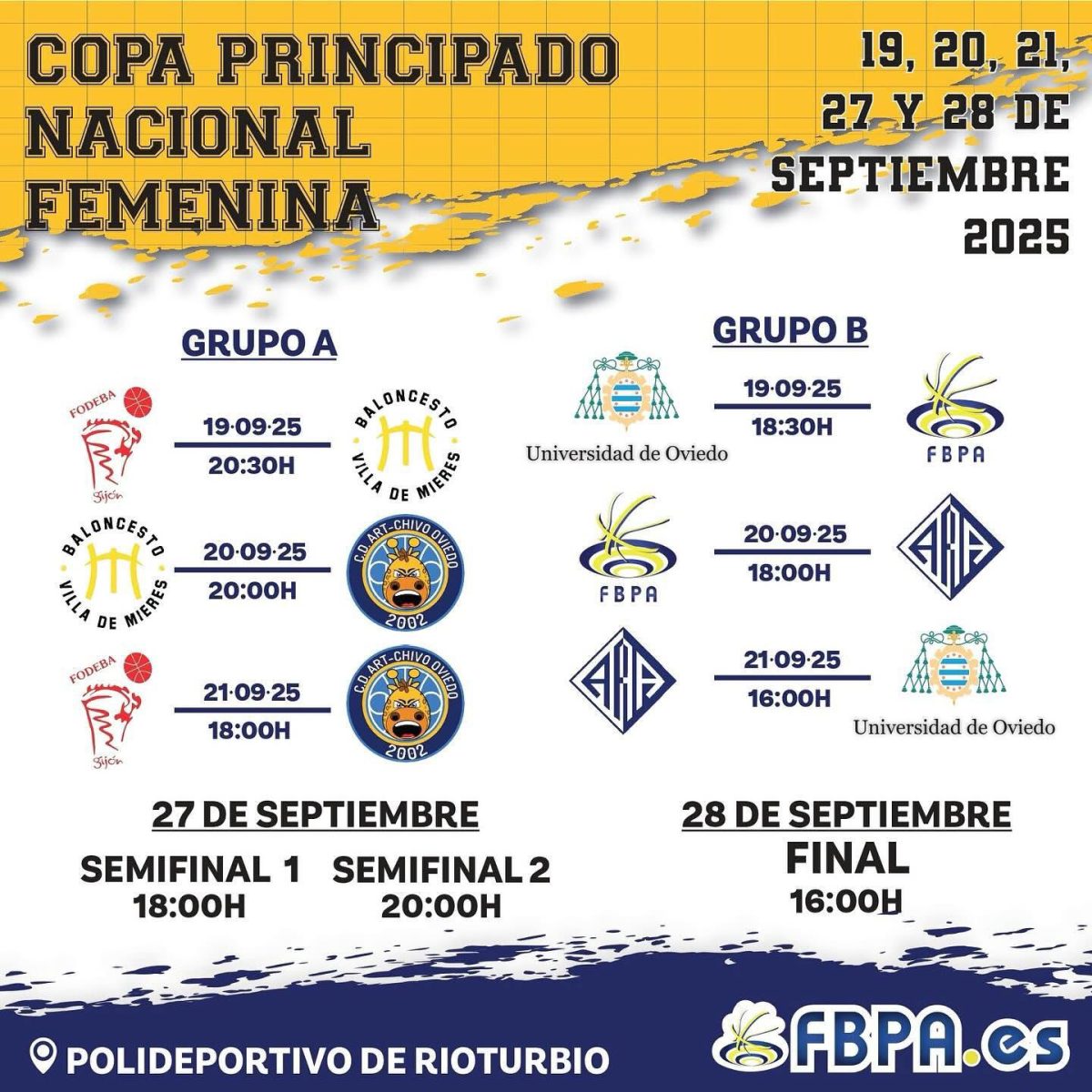 CARTEL COPA PRINCIPADO NACIONAL FEMENINA