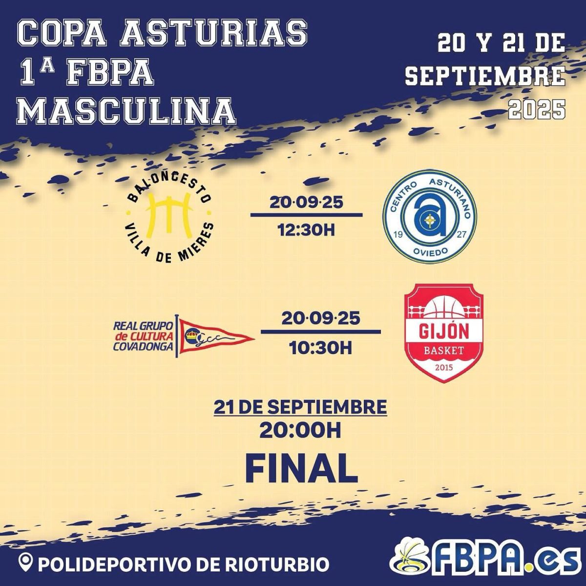 CARTEL COPA PRINCIPADO NACIONAL Masculino