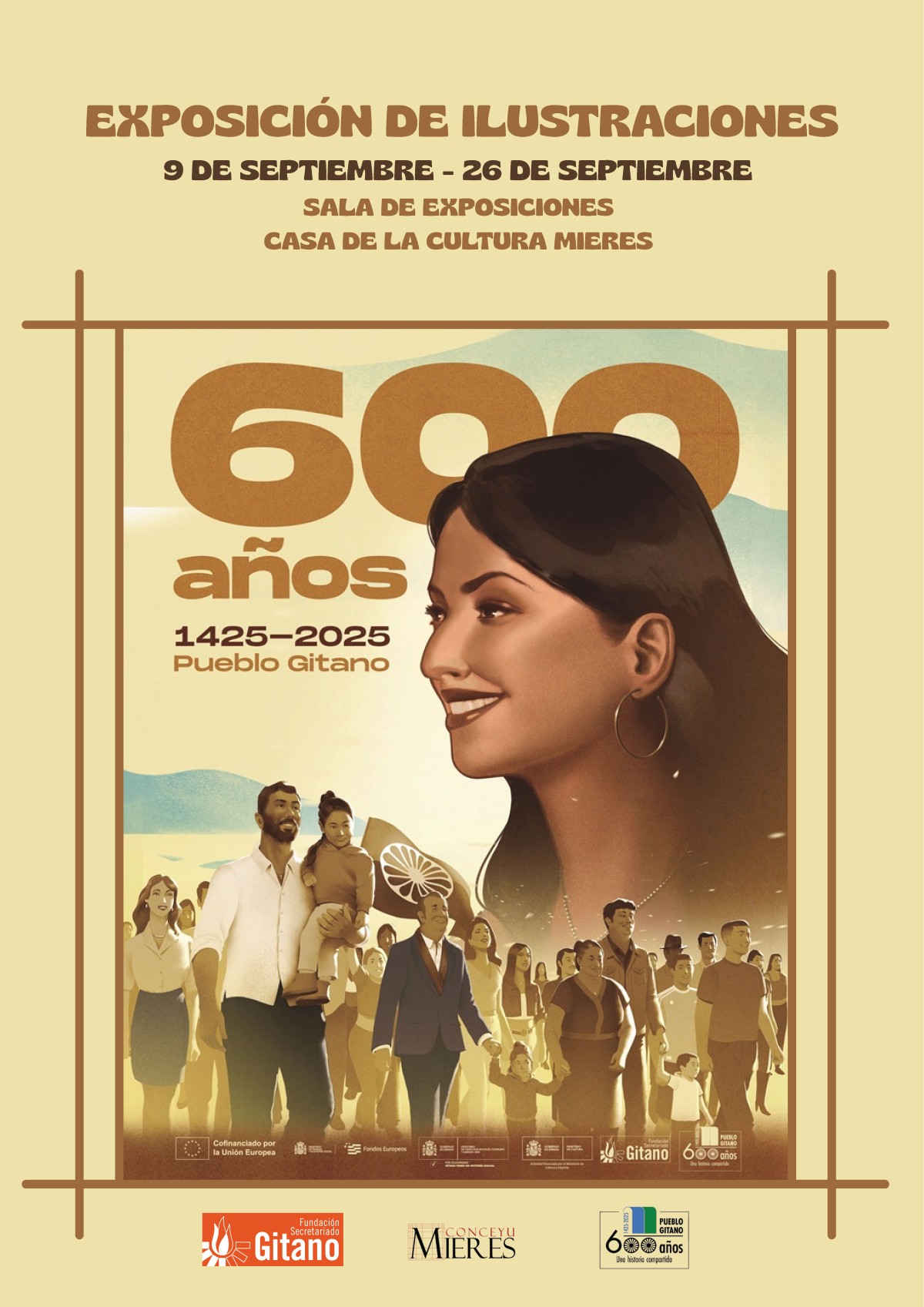 CARTEL Expo Ilustraciones Mieres 2025