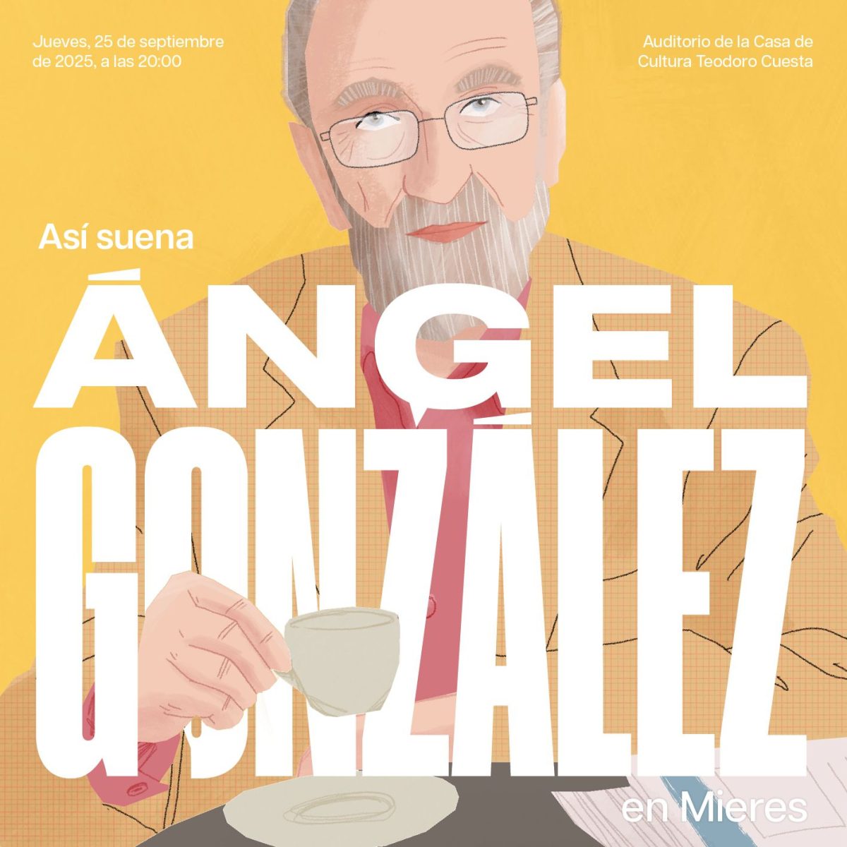 Cartel Angel Gonzalez Redes