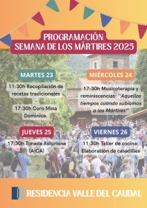 Cartel Fiestas Martires OASS 2025