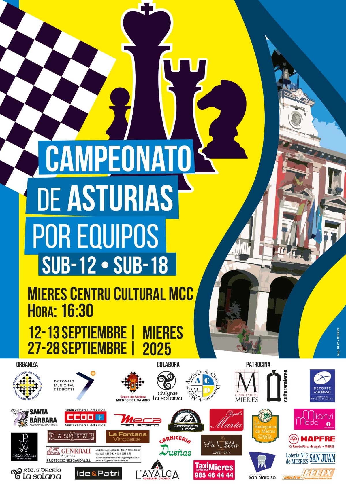 Cartel Ajedrez Septiembre 2025