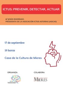 Cartel Charla Ictus Mieres