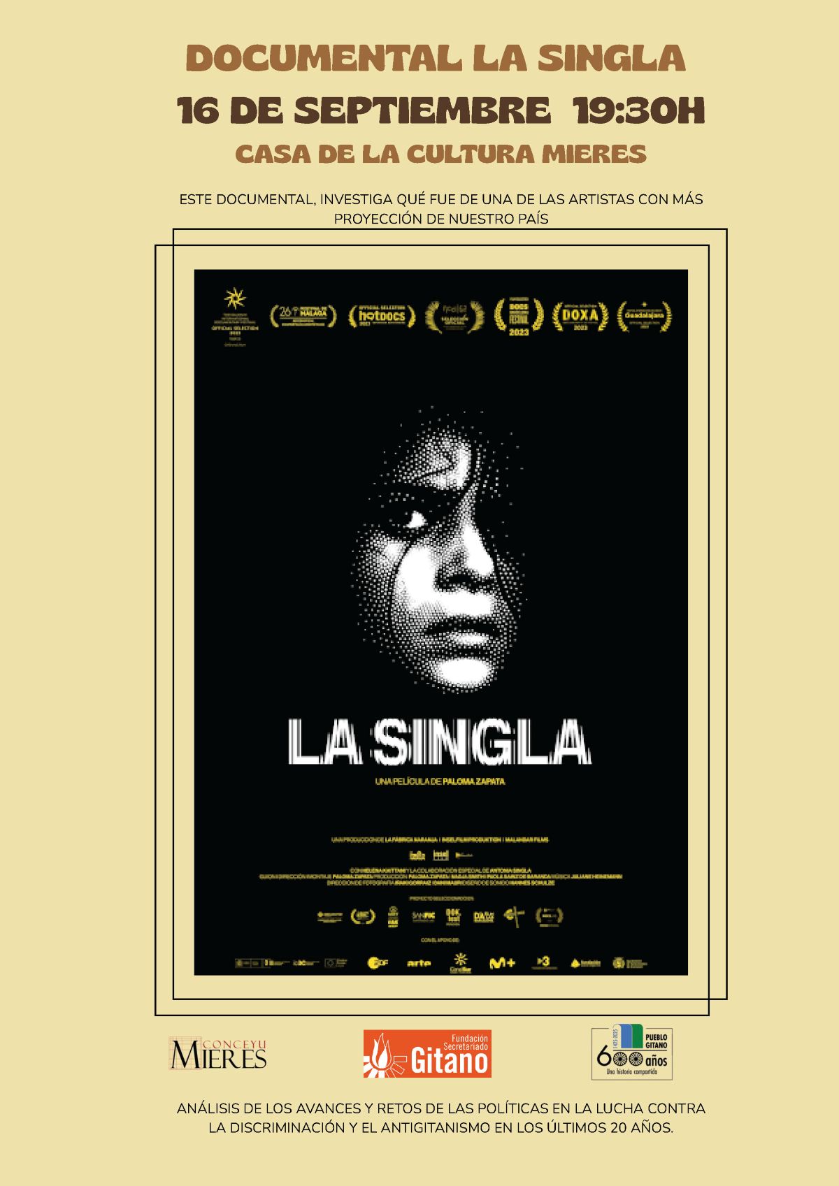 Cartel Documental La Singla