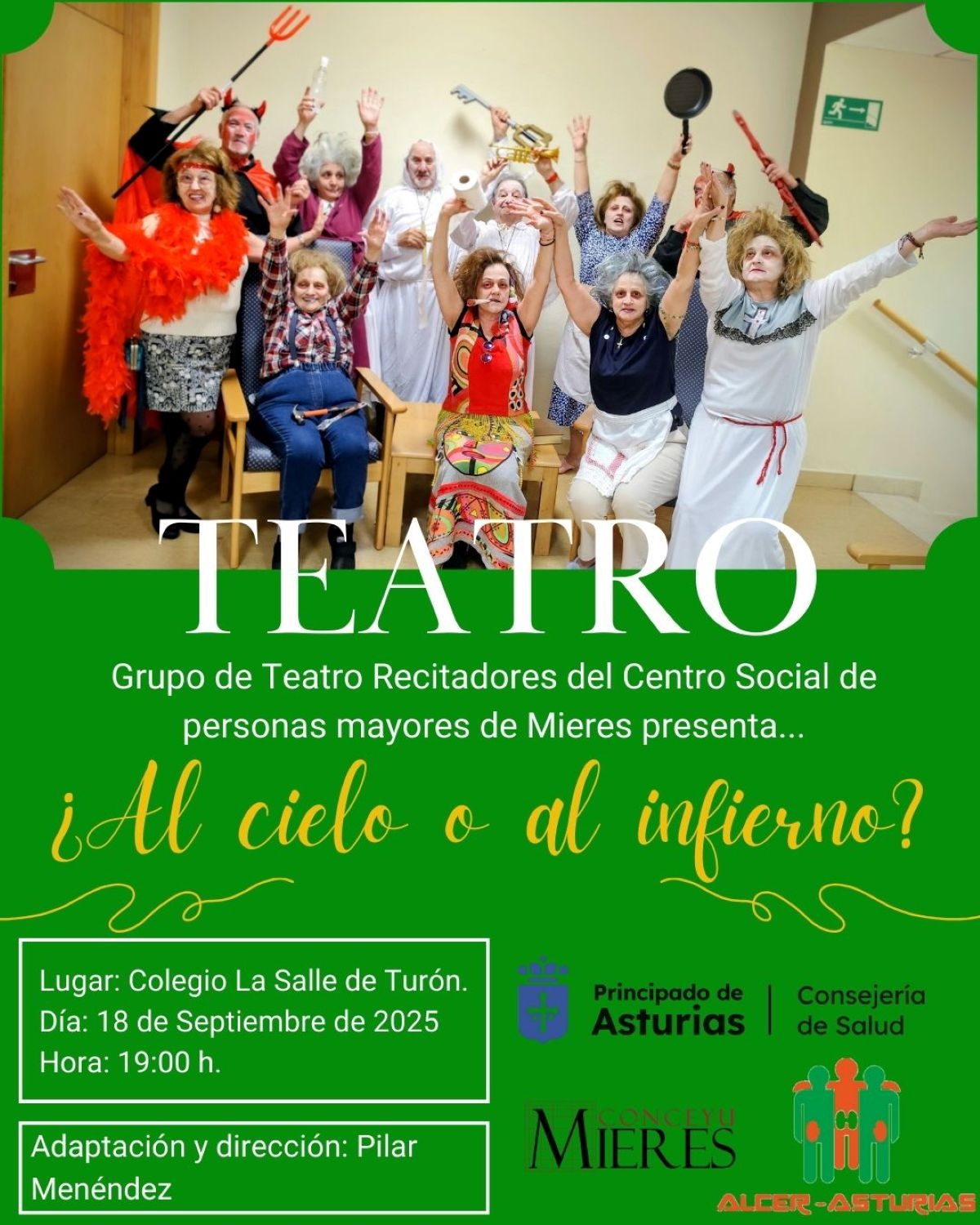 Cartel Teatro Recitadores Turon 2025