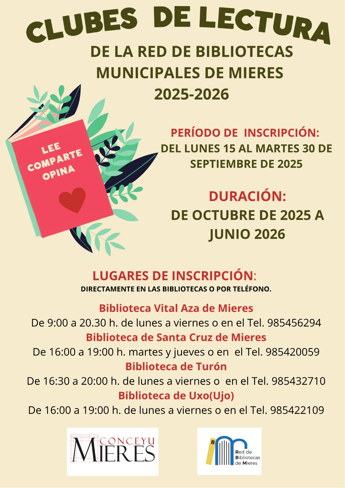 Clubes De Lectura 2025