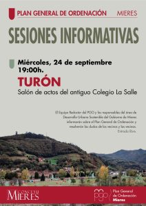 TURON Anuncio Sesiones Informativas PGO