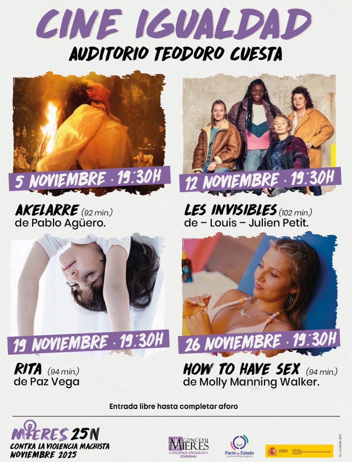 25N 2025 Cine Igualdad