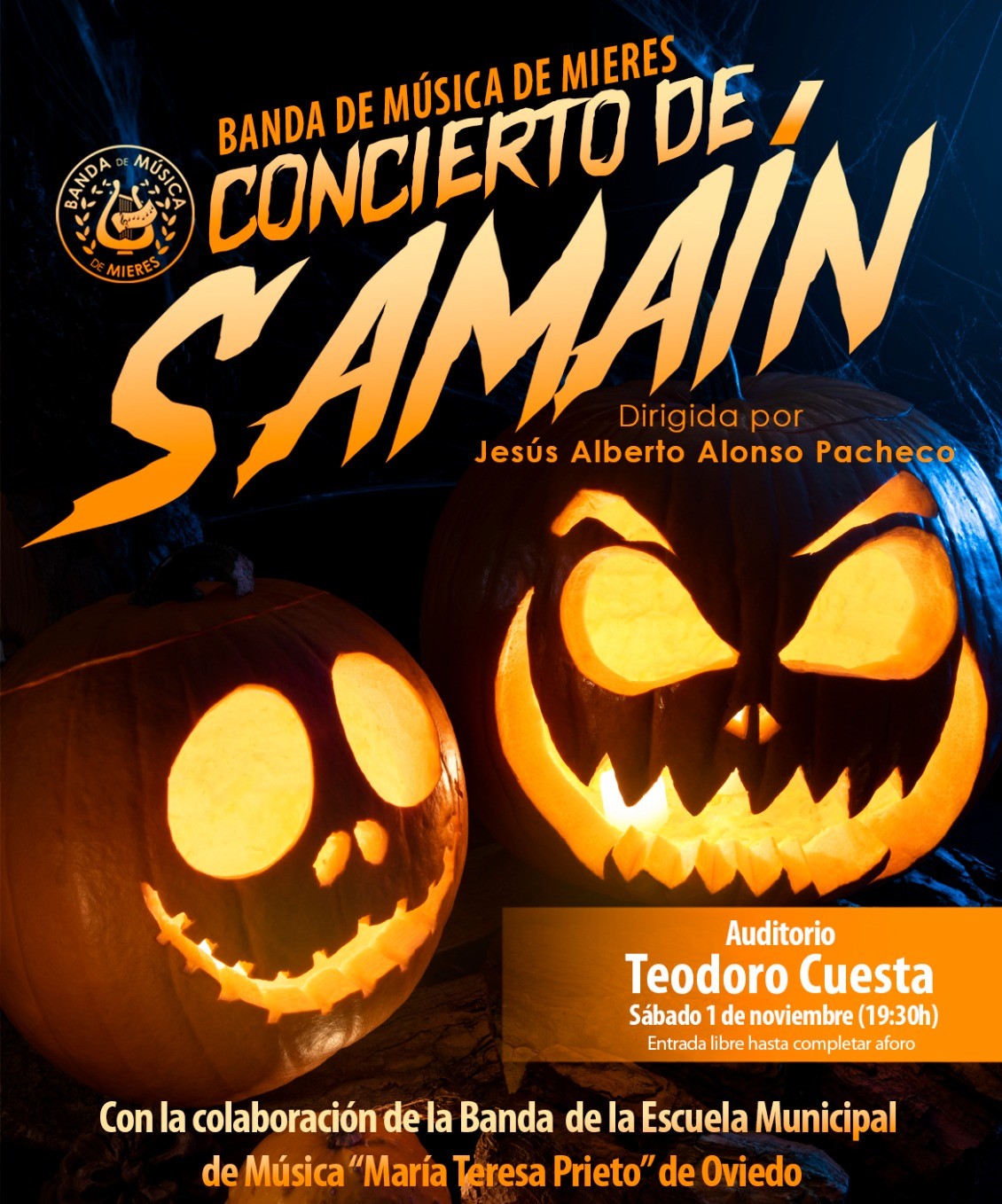 Cartel Concierto Samain