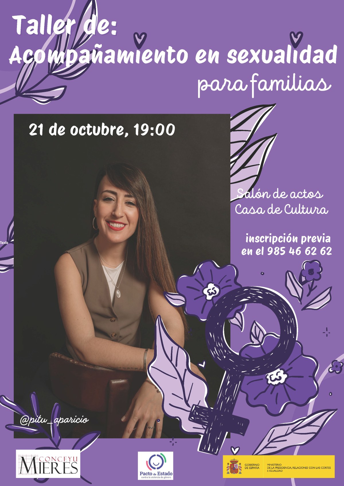 Cartel Taller Acompañamiento En Sexualidad Mieres