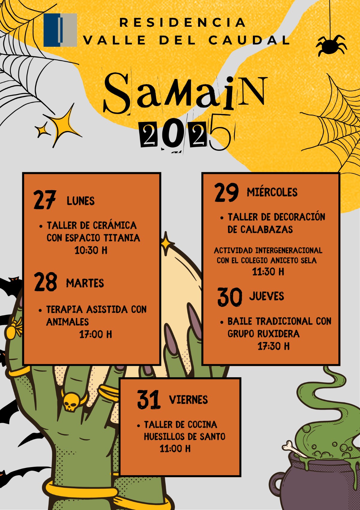 Actividades Samain 2025 Residencia