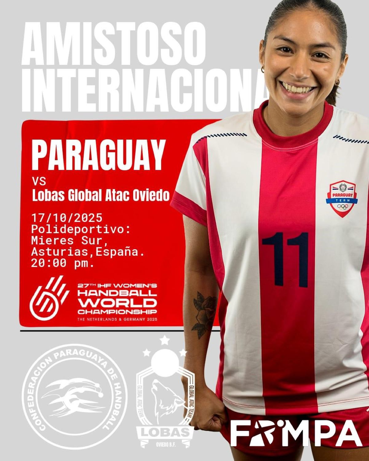 Amistoso Paraguay Lobas Balomnano
