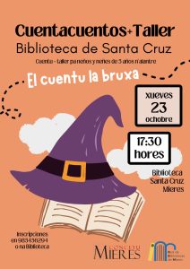 Cuentu Bruxa Biblioteca Sta Cuz 2025