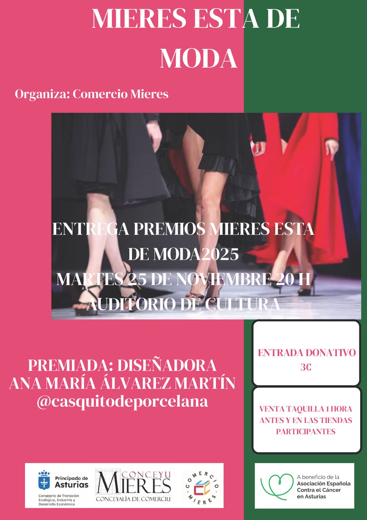 Cartel Mieres Esta De Moda 2025