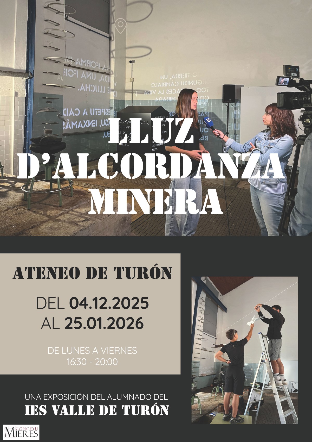 Cartel Expo Lluz Alcordanza Minera