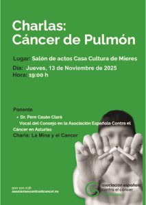 Cartel La Mina Y El Cancer Charla 2025