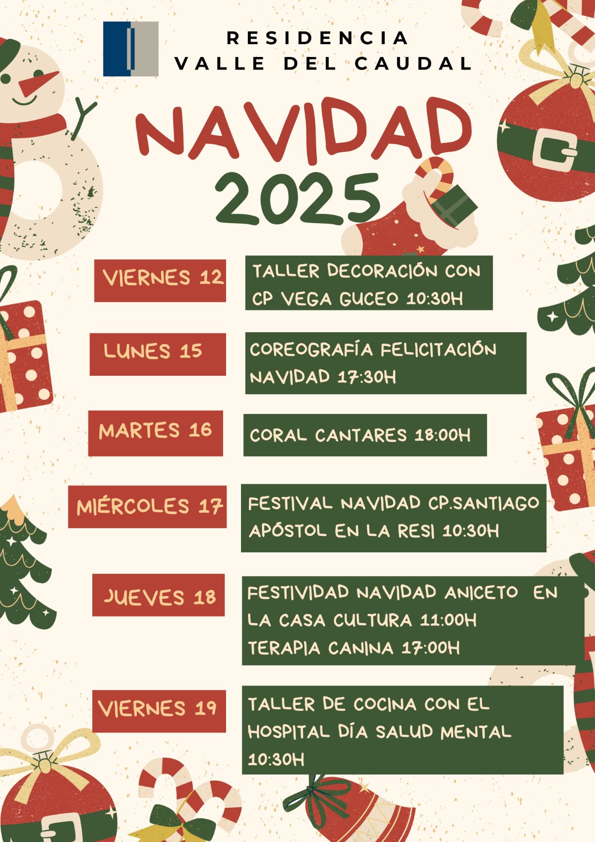 Actividades Navideñas Residencia OASS 2025 1