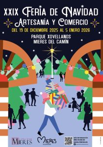CartelFeriaNavidad Mieres2025