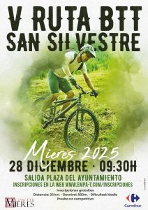 Cartel San Silvestre Btt 2025 Mieres