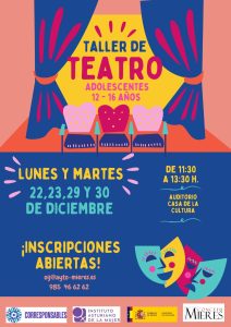 Taller Teatro Para Adolescentes Dic 2025 Mieres