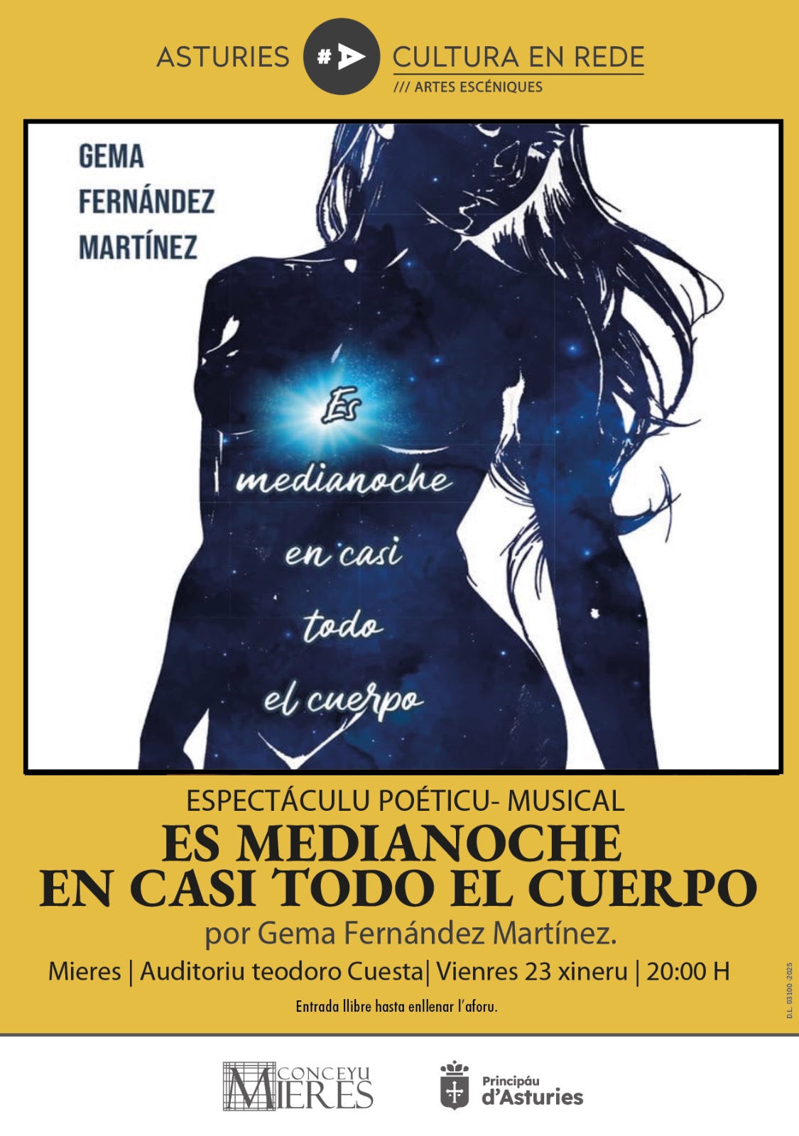 Cartel Es Media Noche En Todo El Cuerpo