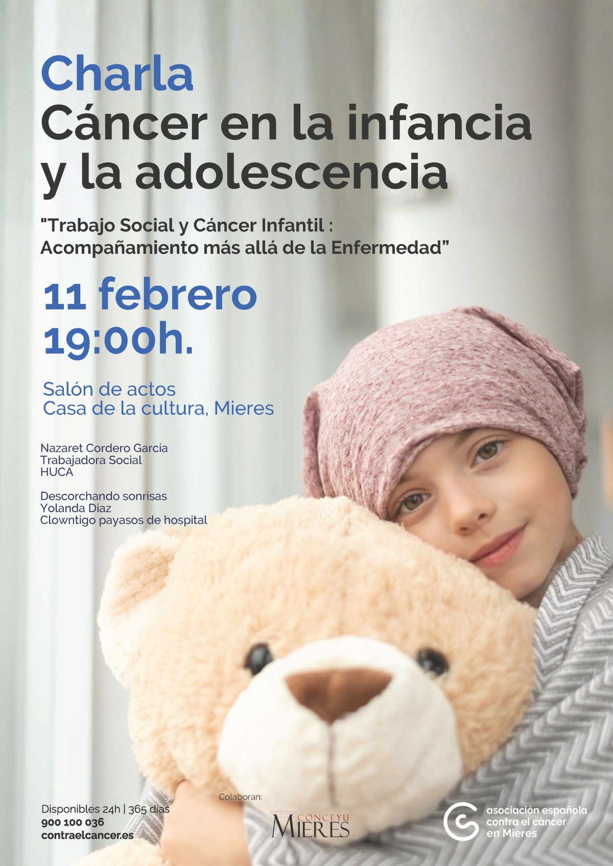 Cartel Charla Infancia Febrero 2026
