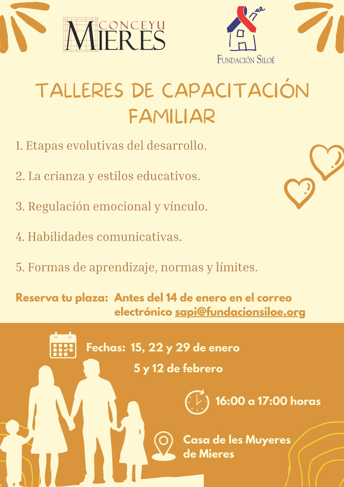 Talleres Capacitación Familiar 2026