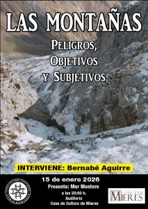 Cartel Charla La Montaña Peligros Bernabe