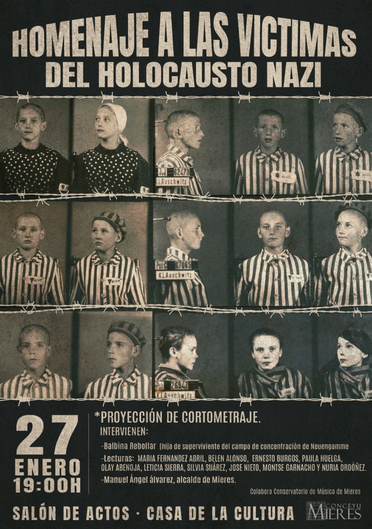 Homenaje Victimas Holocausto 2026 Enero