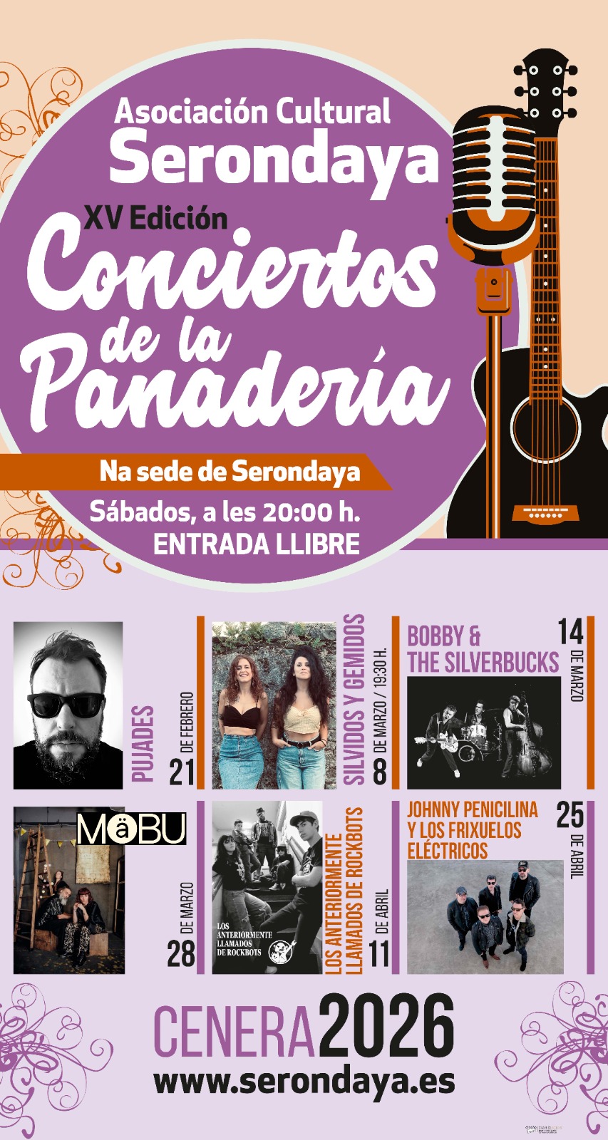 Conciertos Panaderia 2026