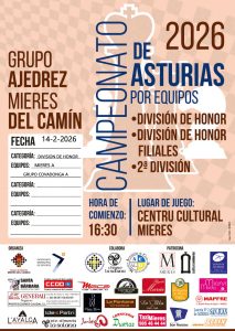 Cartel Campeonato De Asturias 2026 14 0202026