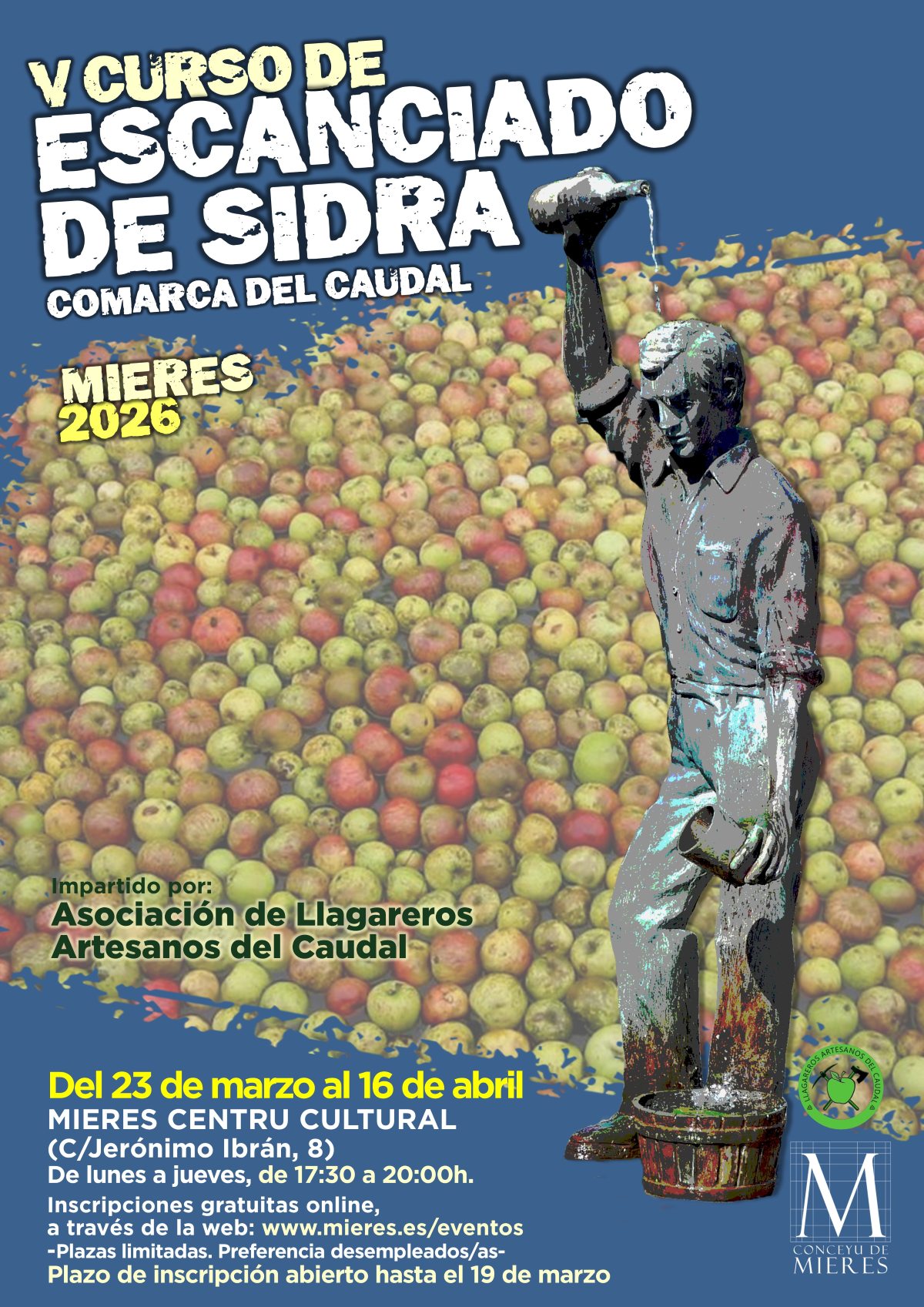 Cartel Web Curso Escanciadores 2026