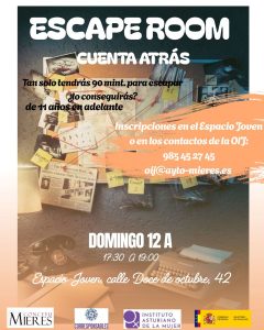 Escape 12 Abril Espacio Joven Mieres