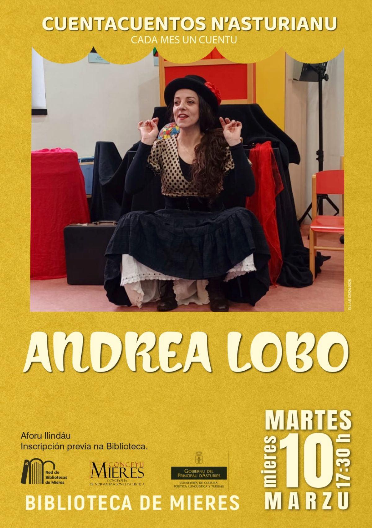 Andrea Lobo Cuentacuentos Marzo 2026 Mieres