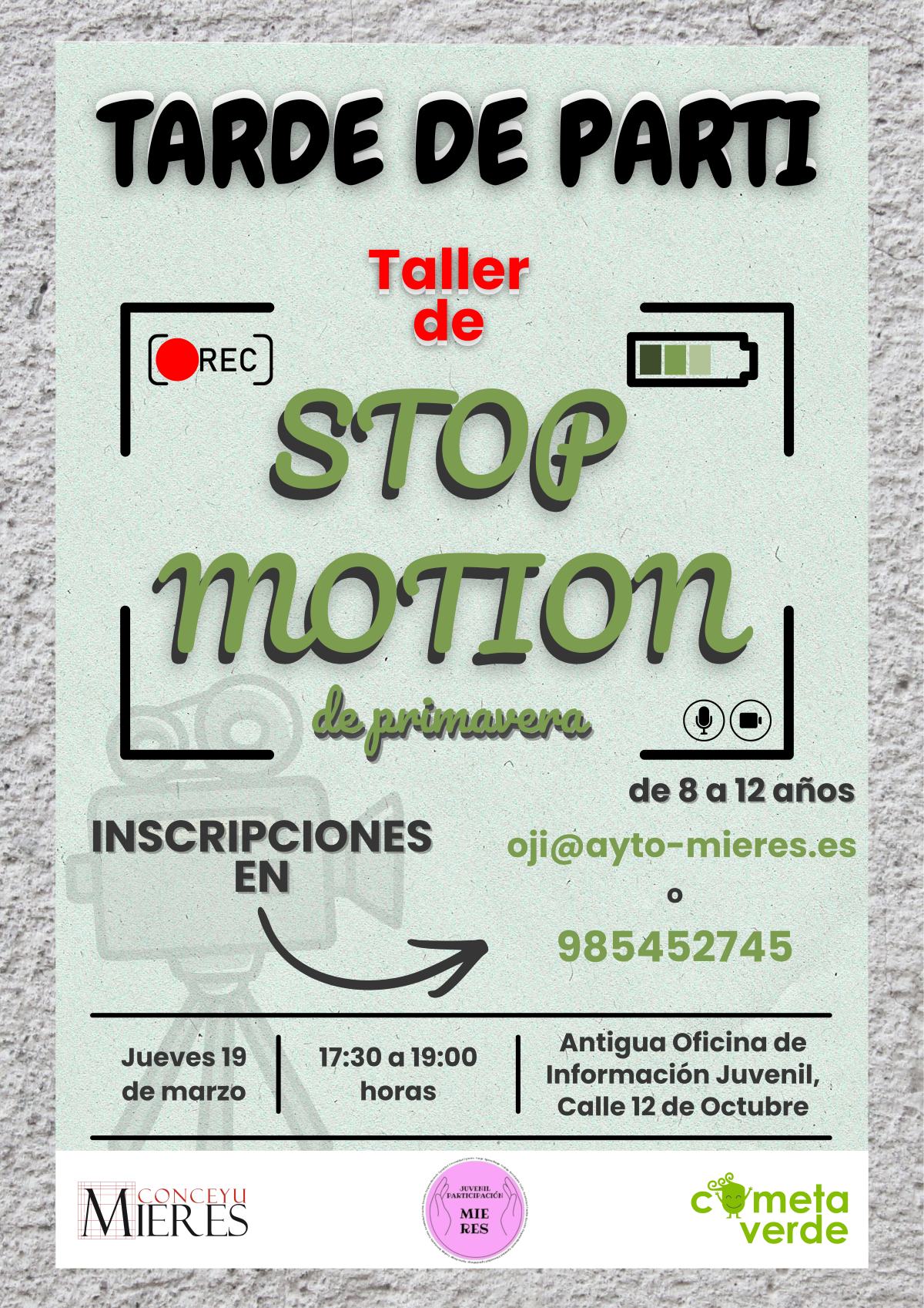 Cartel Parti Mieres Stop Motion Marco 2026